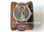 Copy IWC Portugieser Tourbillon MysteRe ReTrograde Watch Grey Dial Swiss Grade